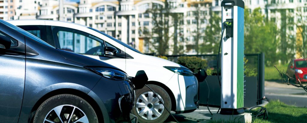 Carregador para carro elétrico em condomínio residencial